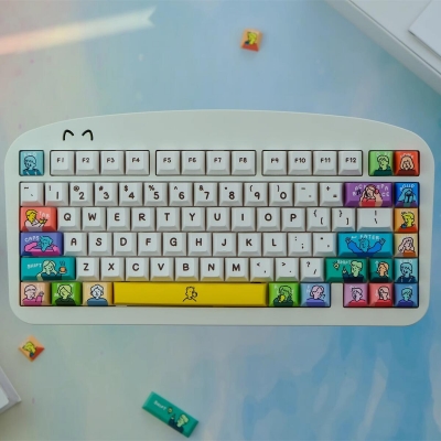 Fancy 104+25 PBT Dye-subbed Keycaps Set Cherry Profile for MX Switches Mechanical Gaming Keyboard